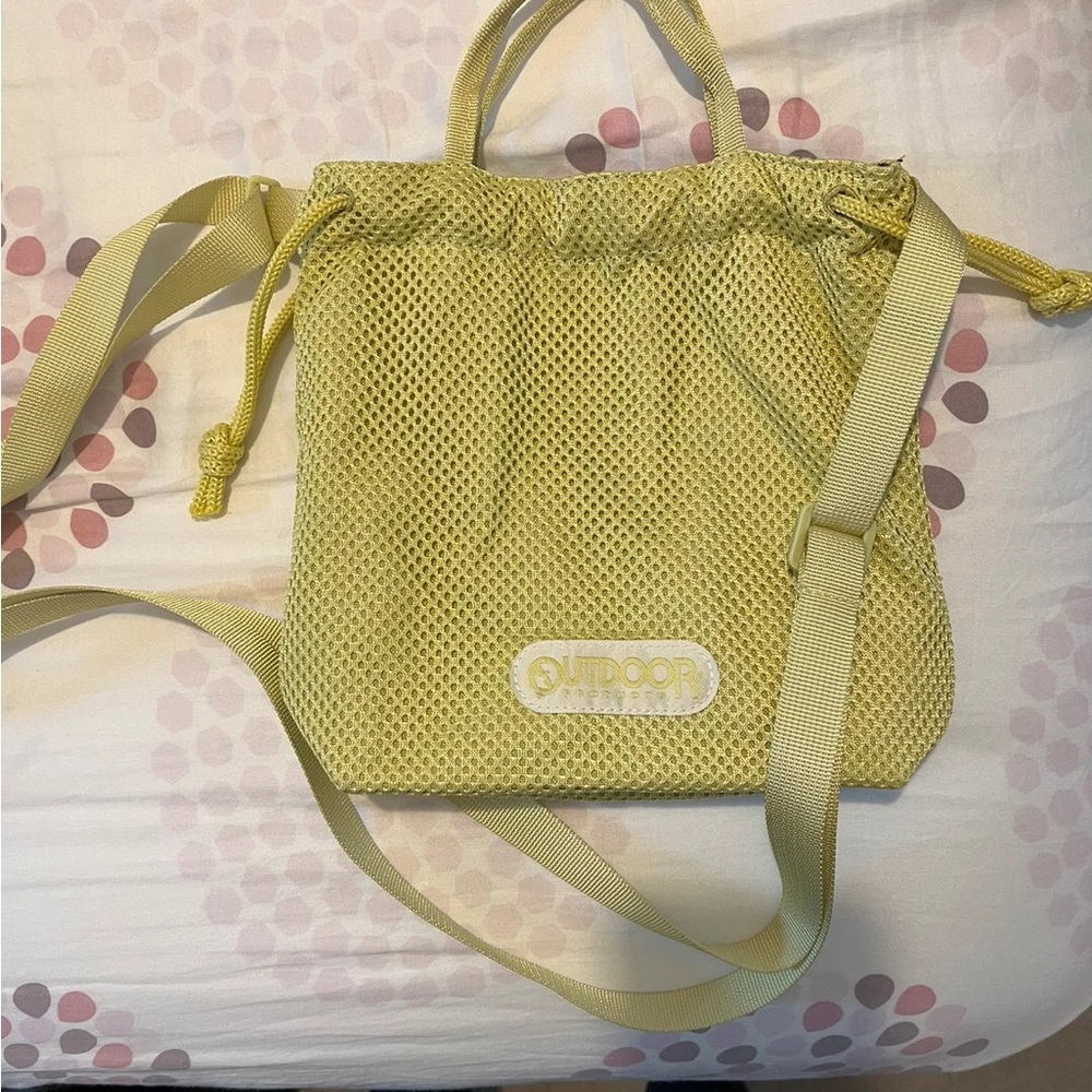 Yellow Mesh Bag